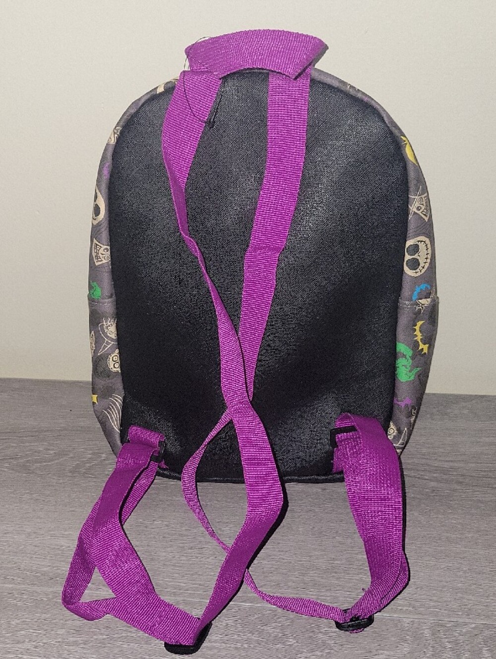 Disney The Nightmare Before Christmas Mini Backpack - Gray with Purple Accents - Picture 5 of 7